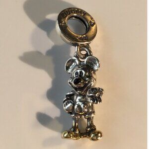 Authentic Pandora Disney Mickey Mouse Charm Sterling Silver ALE 925 Excellent